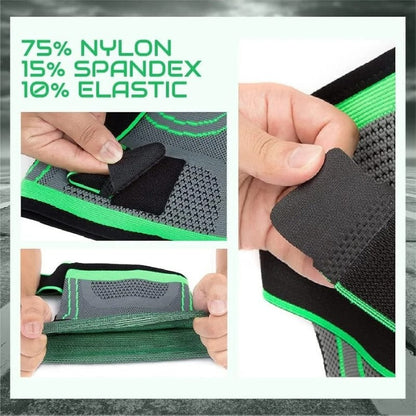 Adjustable 3D Knee Support Band with Patella Gel Pad & Anti-Slip Grip YMDS