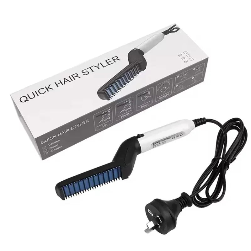 Hair & Beard Straightener Comb for Men YMDS