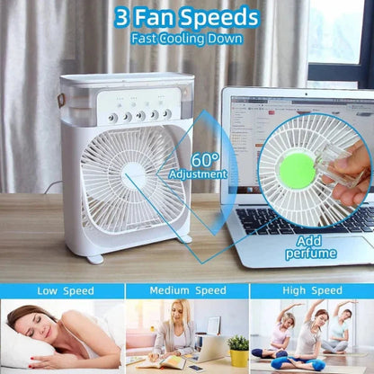 9 Inch Mist Fan | Portable Air Conditioner Fan YMDS