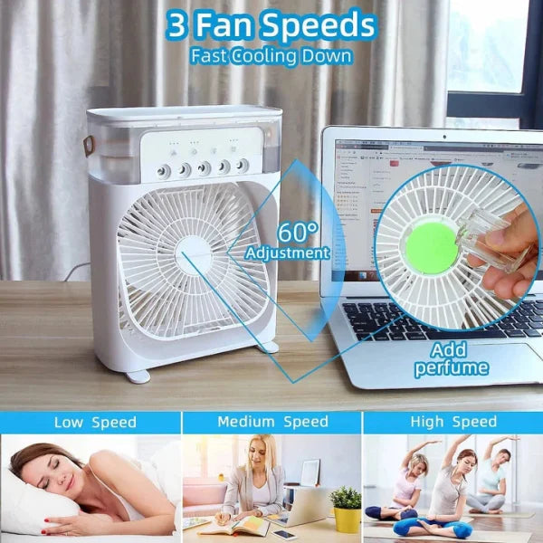 10-Inch Large Portable Air Conditioner Fan YMDS