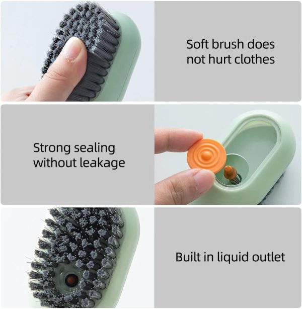 Shoe Brush with Liquid Dispensing YMDS