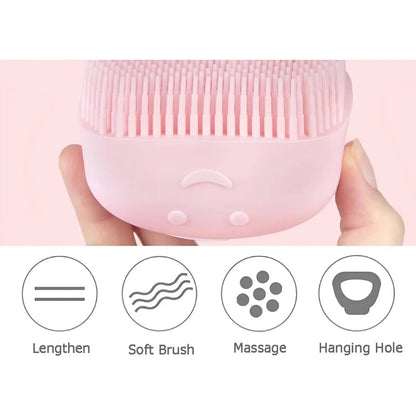 Soft Silicone Bath Brush with Hooks YMDS