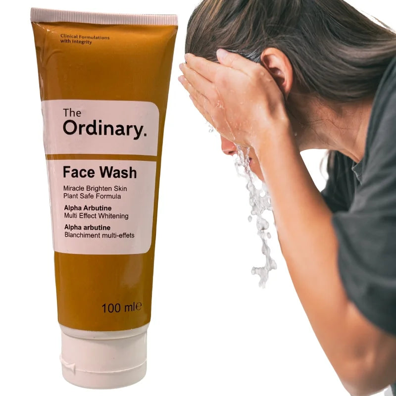 Ordinary Face Wash with Alpha Arbutin | Hydrating Cleanser for All Skin Types (100ml) YMDS