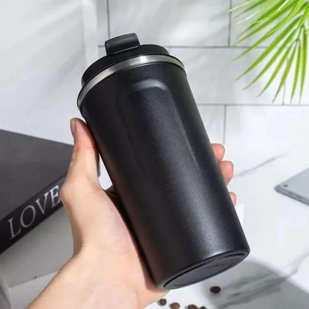 Black 510ML Stainless Steel Vacuum Insulated Thermos YMDS