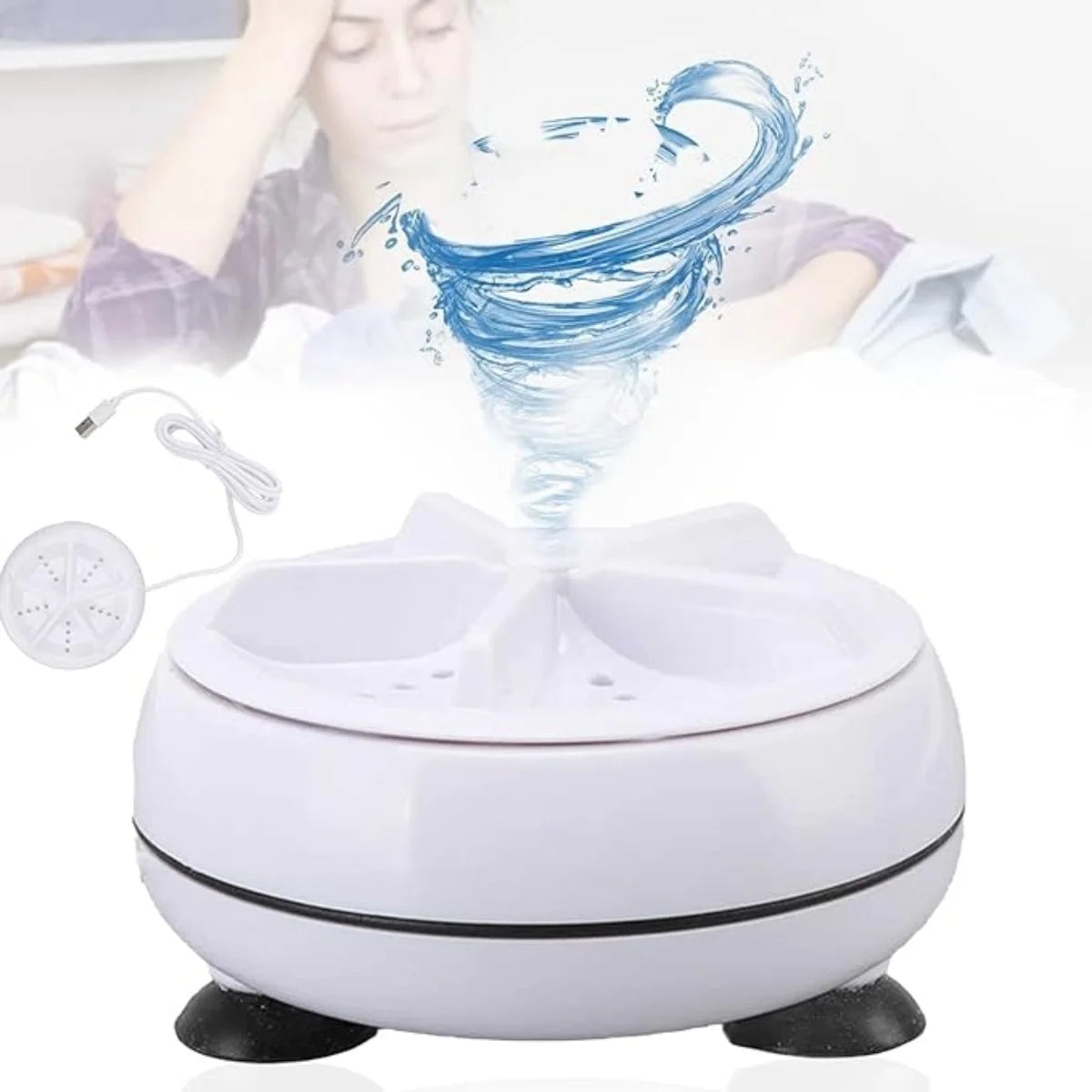 Portable USB Mini Turbo Washer YMDS