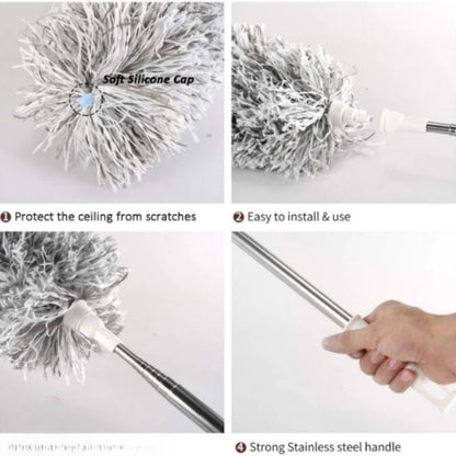 Extendable Microfiber Duster with Telescopic Handle YMDS