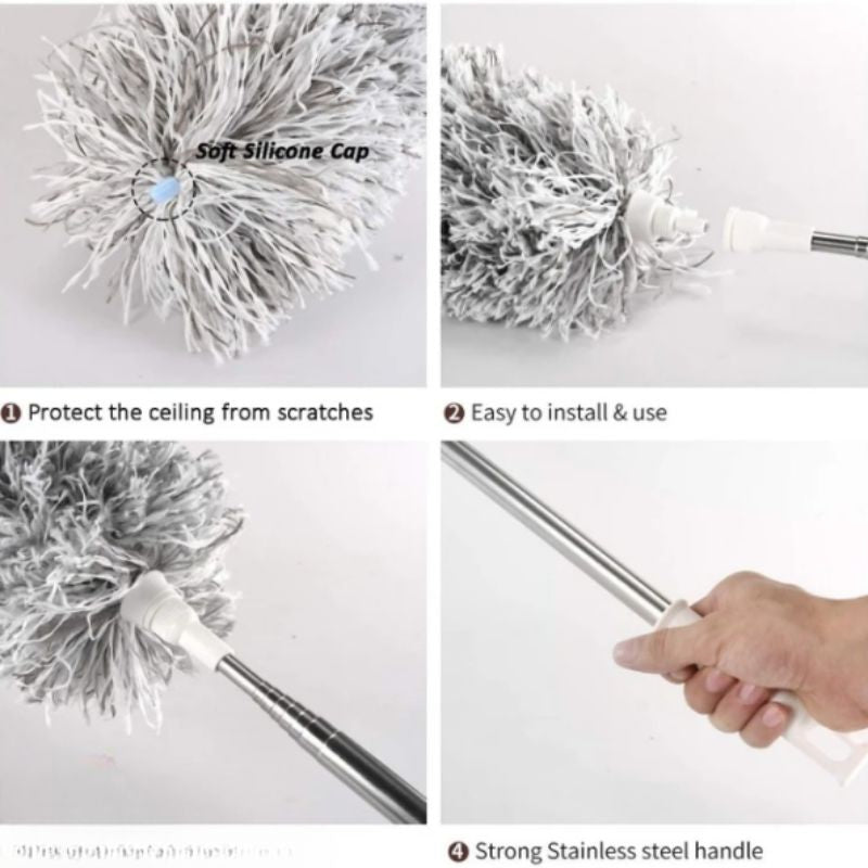 Extendable Microfiber Duster with Telescopic Handle YMDS
