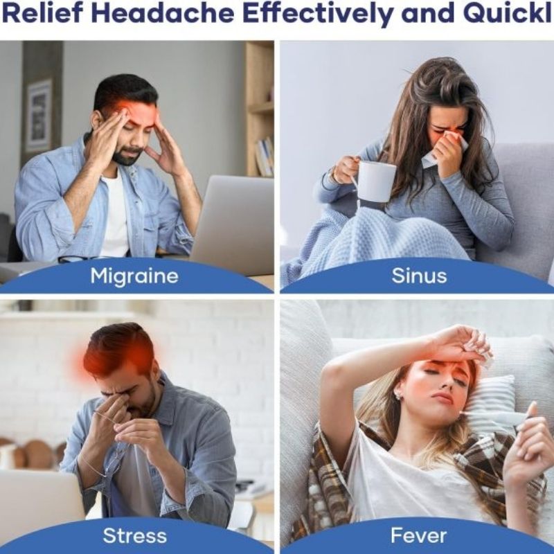 Headache Relief Gel Cap Hot Cold Therapy YMDS