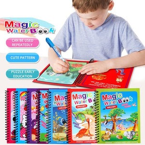 Magic Coloring Book with Water Pen Rida's Collection
