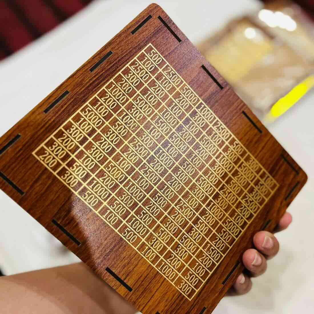 Umrah Saving Box – Premium Wooden YMDS