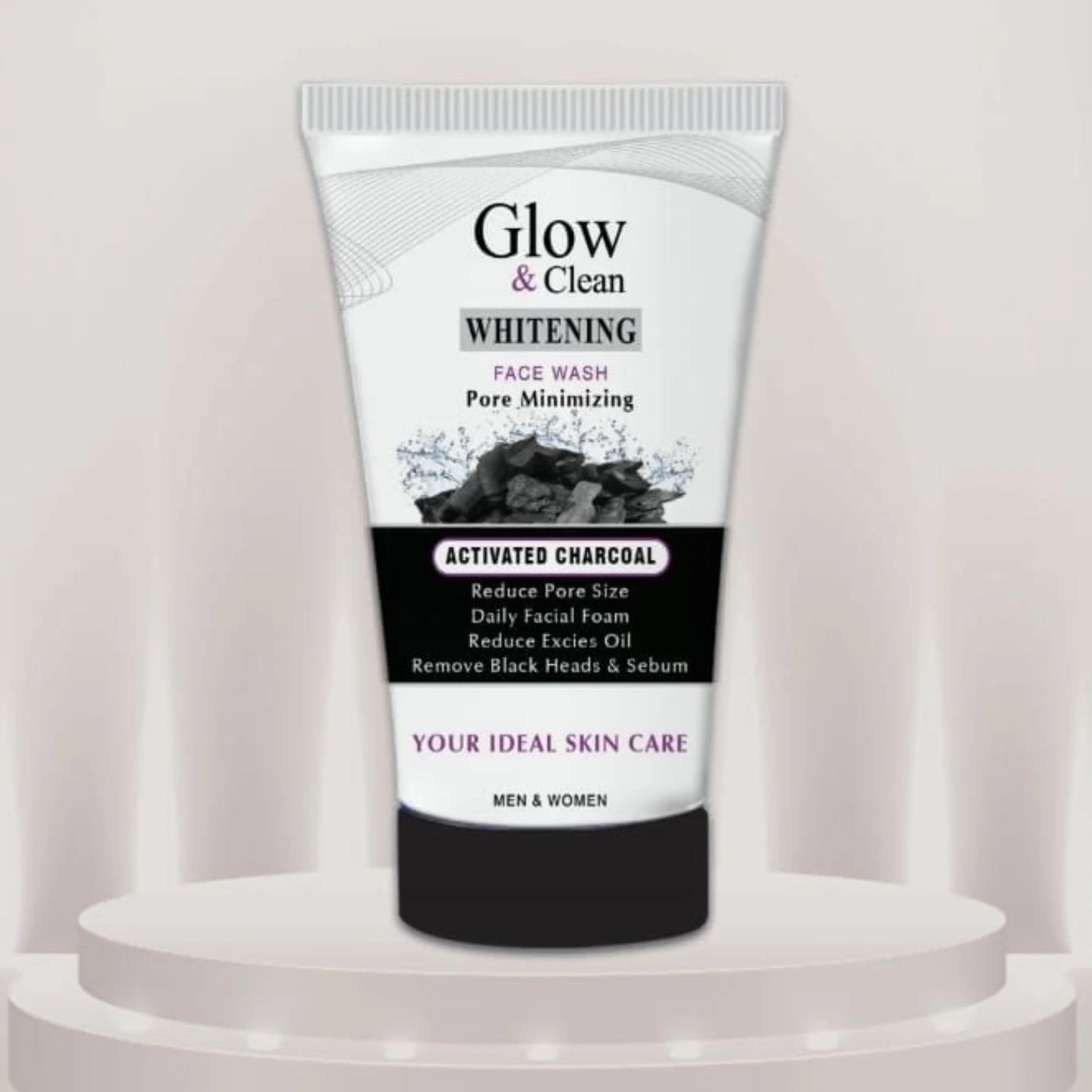 Glow & Clean Charcoal Face Wash YMDS
