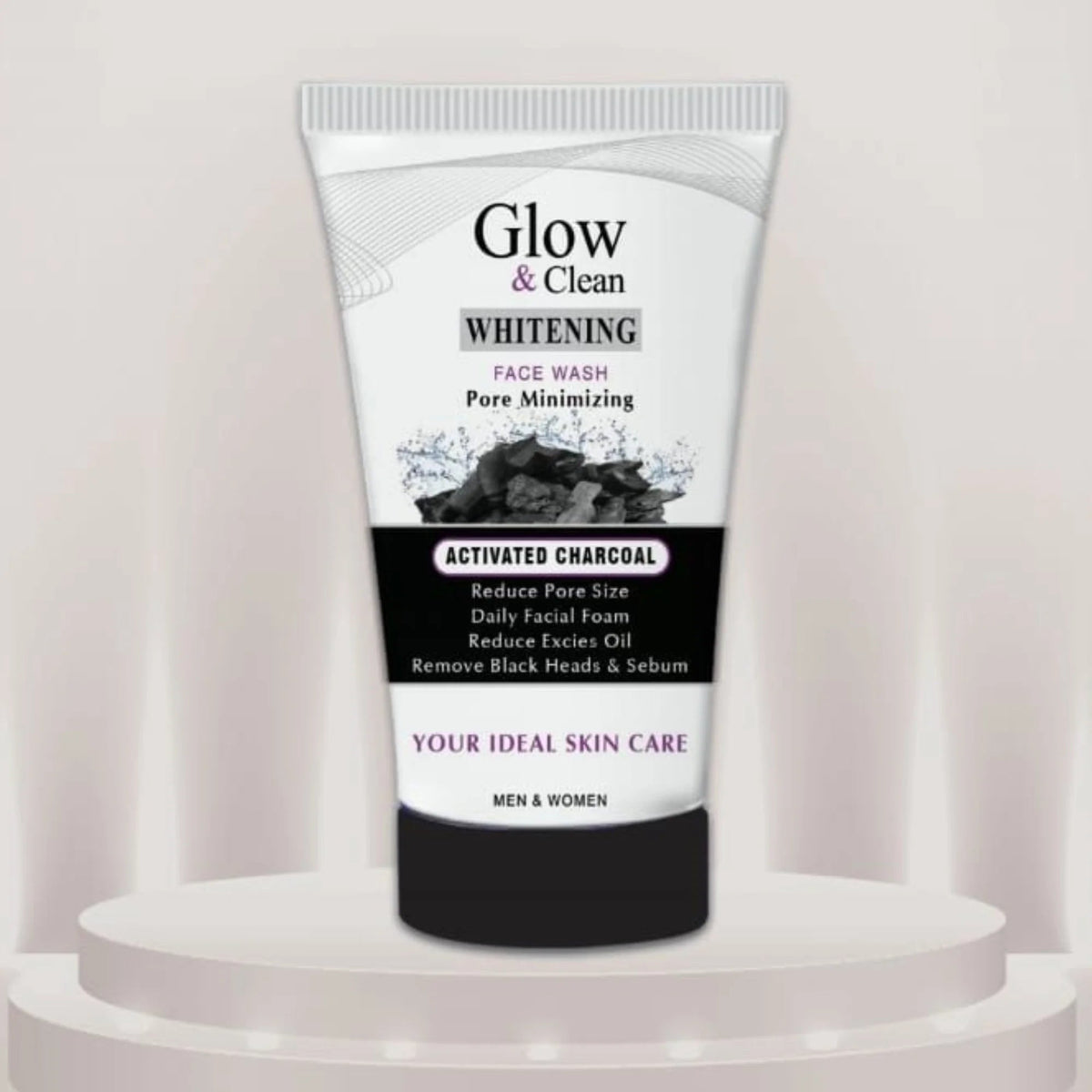 Glow & Clean Charcoal Face Wash YMDS