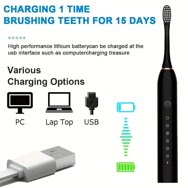 X3 Sonic Electric Toothbrush Rechargeable YMDS
