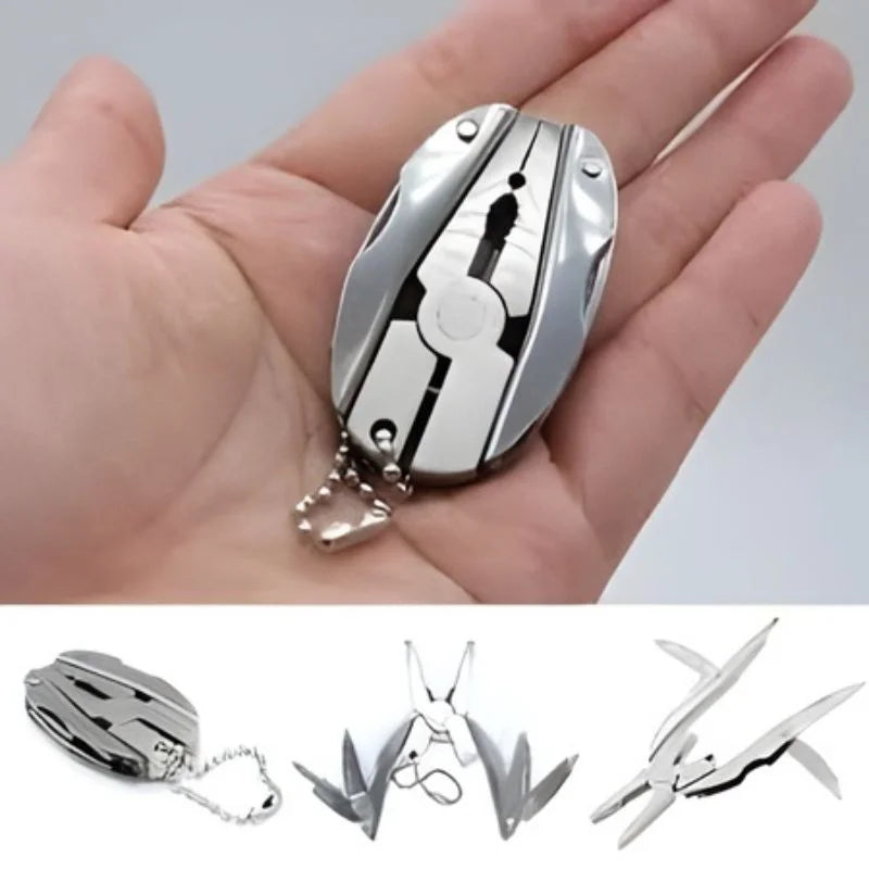 Stainless Steel Outdoor Portable Multitool Plier Knife YMDS