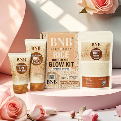 BNB Rice Extract Bright & Glow Facial Kit YMDS