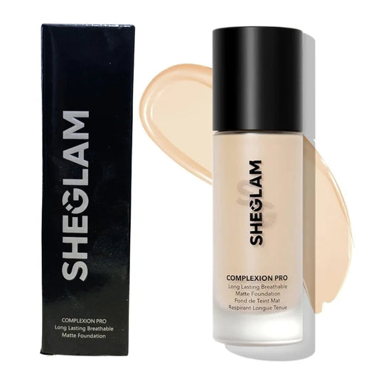 Sheglam Complexion Pro Matte Foundation | Porcelain | Long Lasting YMDS