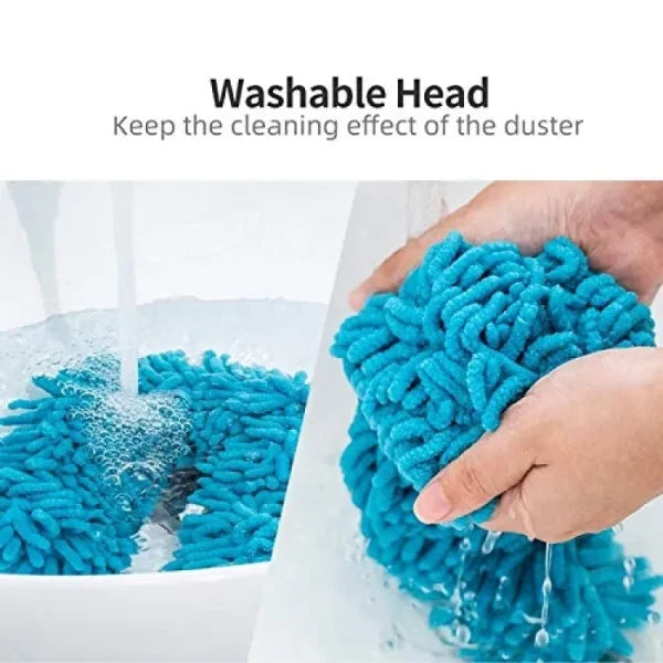 Flexible Micro-Fiber Duster With Telescopic Stainless Steel Handle YMDS