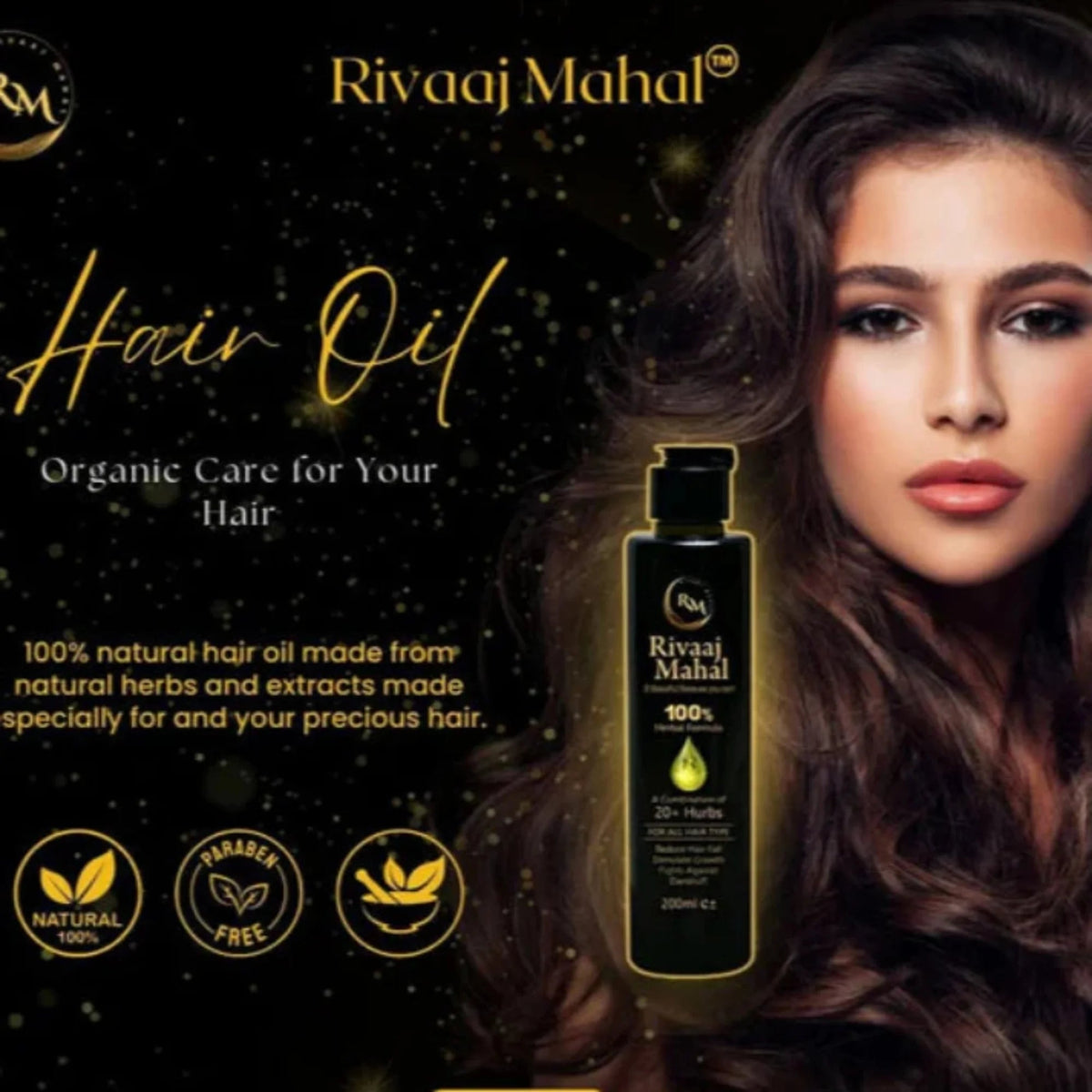 Rivaaj Mahal Herbal Hair Oil 100% YMDS