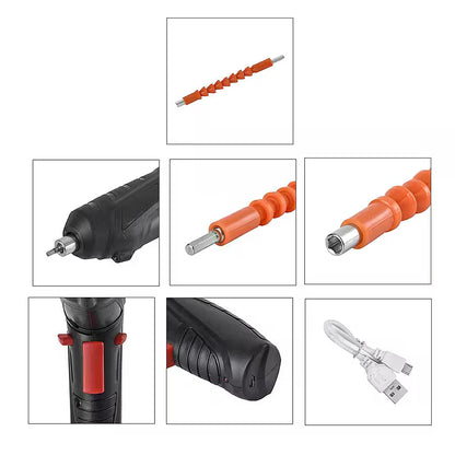 47-Piece Foldable Wireless Electric Screwdriver Kit YMDS