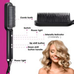 Hair Straightener Brush & Styler YMDS