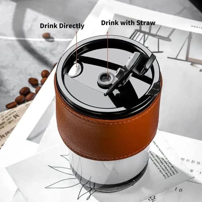 Bamboo Joint Glass Cup with Lid & Straw YMDS
