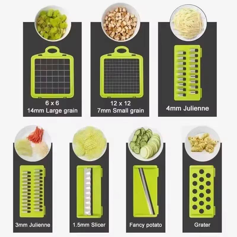 16-in-1 Mandoline Slicer & Vegetable Chopper YMDS