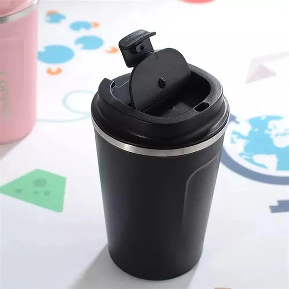 Black 510ML Stainless Steel Vacuum Insulated Thermos YMDS