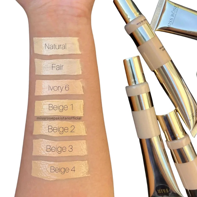 Beige 2 | Miss Rose Silk Flawless Foundation YMDS