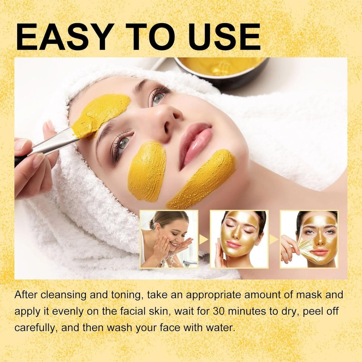 Retinol Snake Venom Peptide Gold Mask YMDS