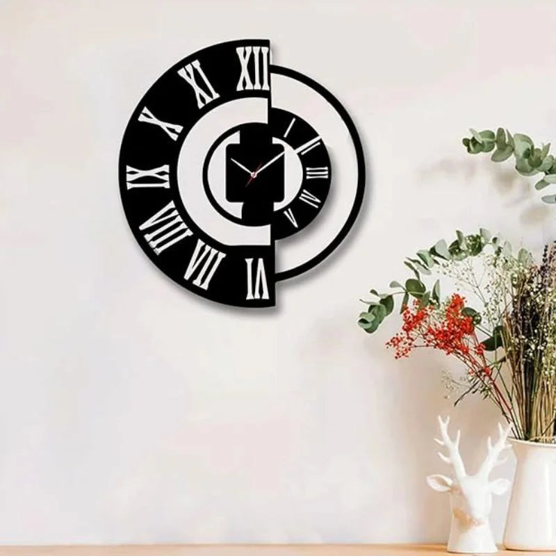 3D DIY Wooden Wall Clock YMDS