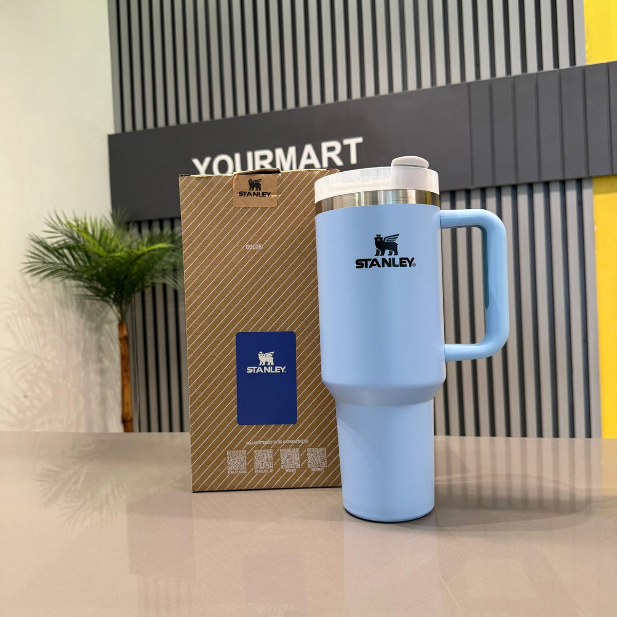 Light Blue Stanley 40 Oz Stainless Steel Tumbler YMDS