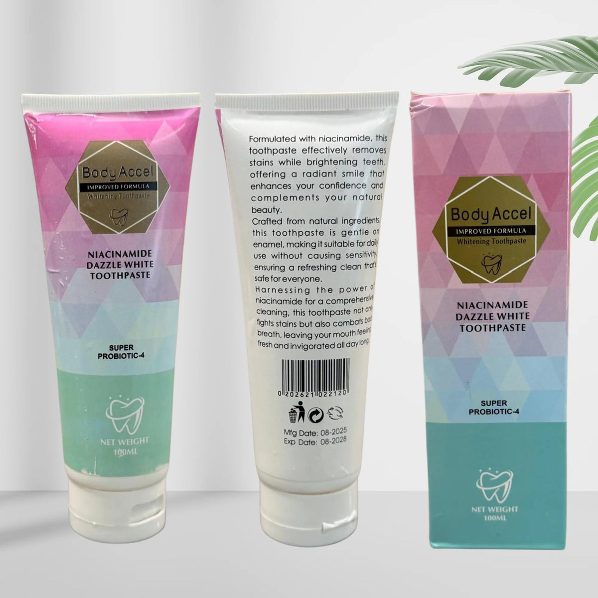 Body Accel Whitening Toothpaste YMDS