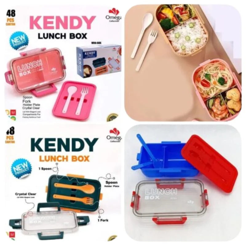 Kendy Lunch Box with Spoon & Fork YMDS