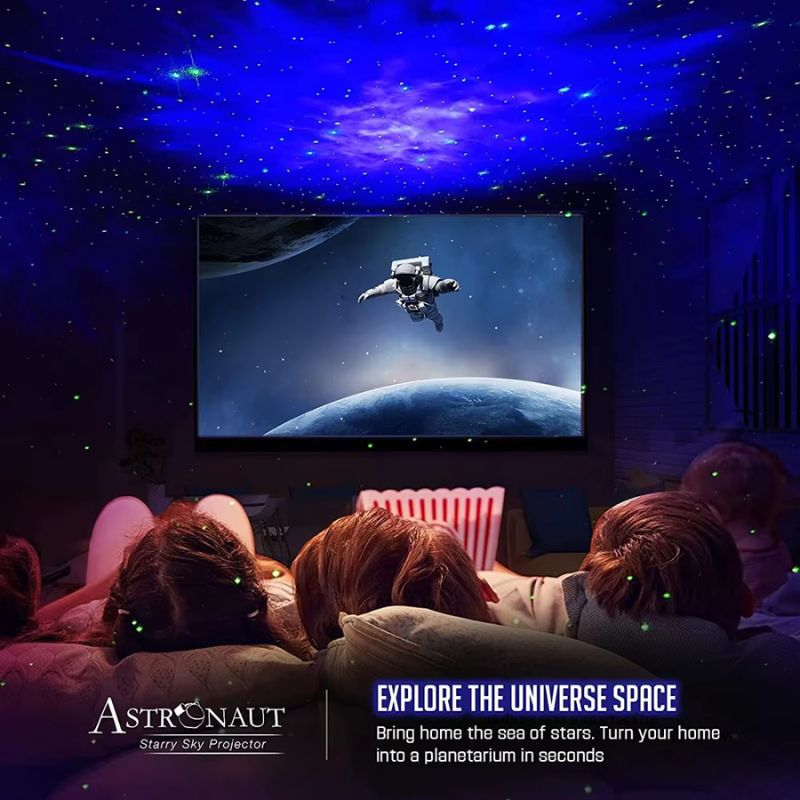 Astronaut Star Projector Night Light YMDS