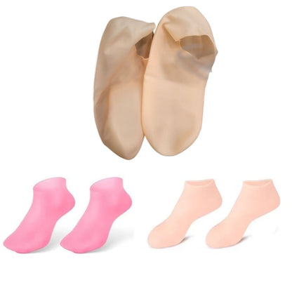 Silicone Jelly Socks | Ultra-Moisturizing Gel Foot Care & Spa Therapy | Without Box YMDS