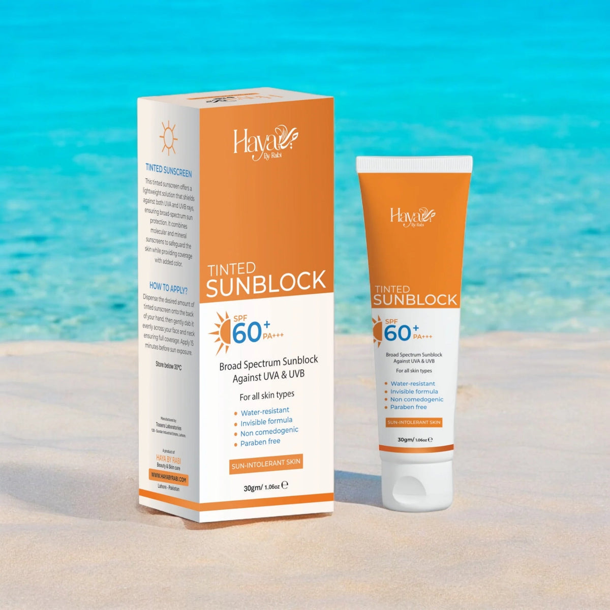 Haya Tinted Sunblock SPF 60+ YMDS