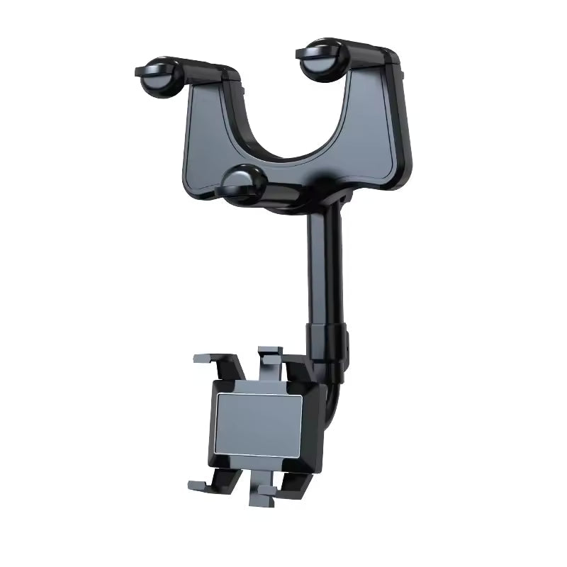360° Rotatable & Retractable Rearview Mirror Phone Holder YMDS