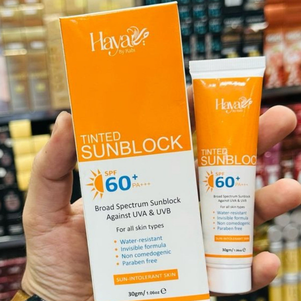 Haya Tinted Sunblock SPF 60+ YMDS