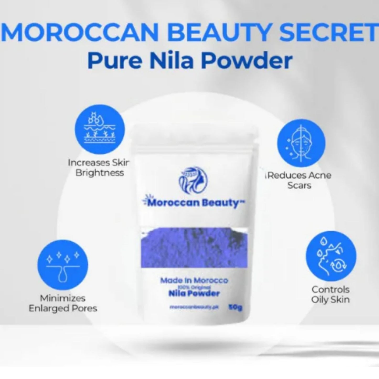 Moroccan Beauty Blue Nila Powder 50g YMDS