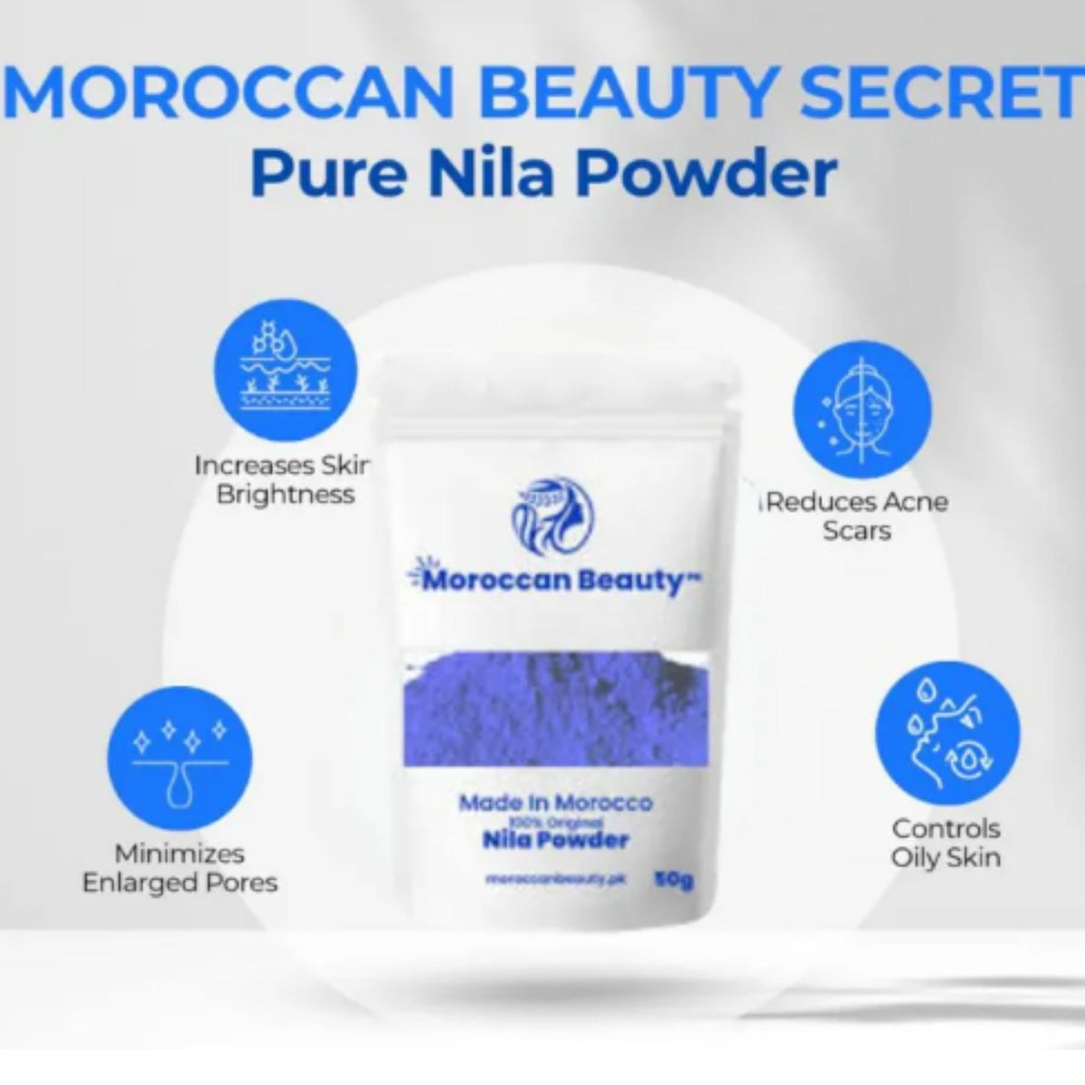 Moroccan Beauty Blue Nila Powder 50g YMDS