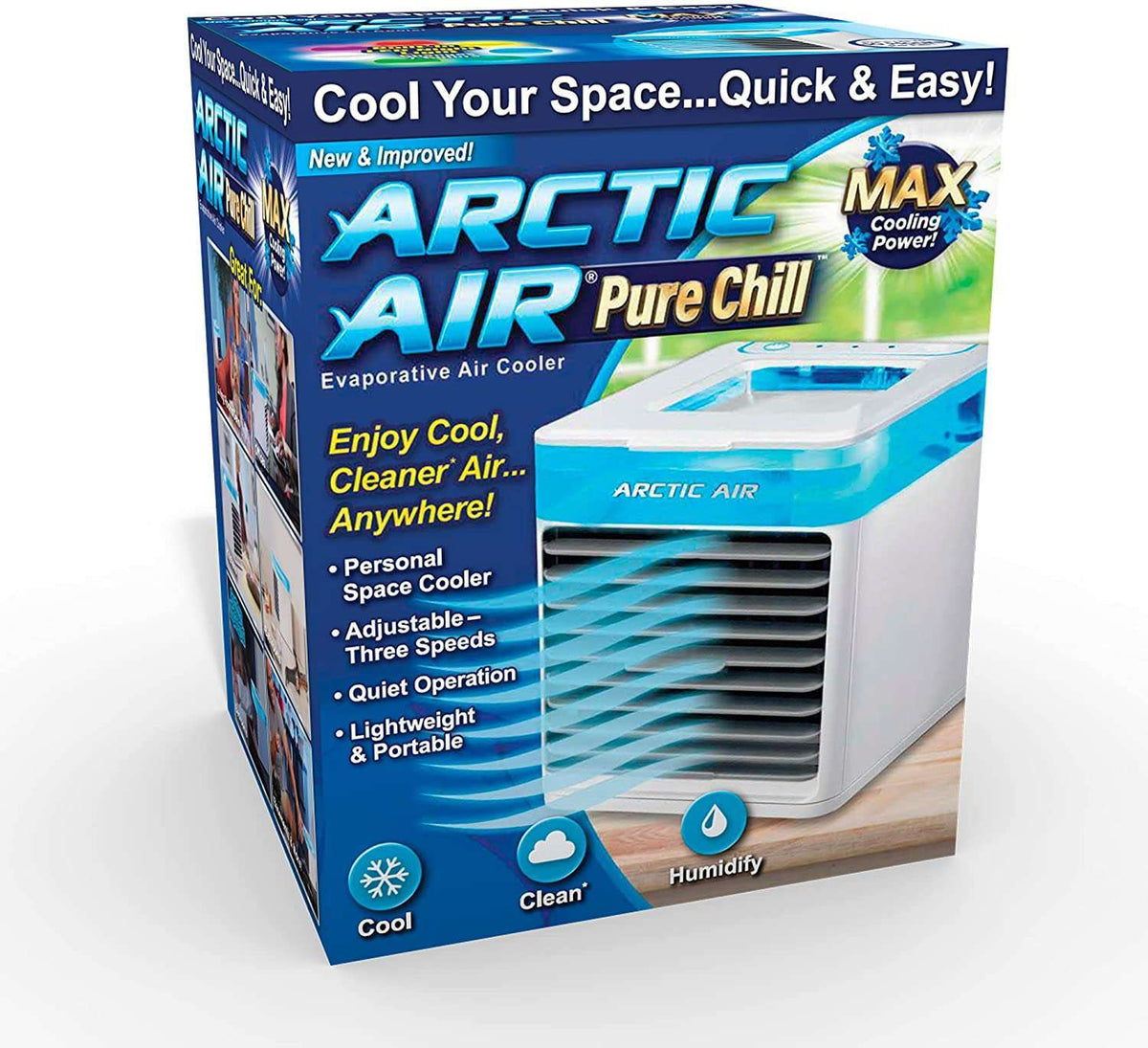 Arctic Air Ultra 3-in-1 Mini USB Portable Air Cooler YMDS