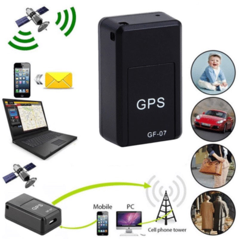 Mini Magnetic GPS Tracker with Real-Time Location, Voice & Route Recording YMDS