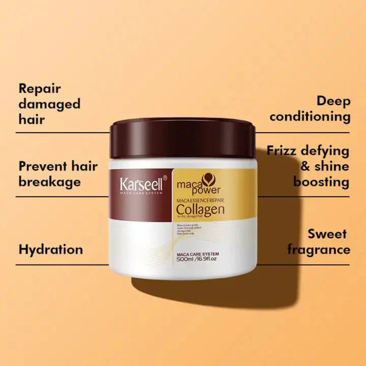 Karseell Collagen Deep Repair Hair Mask 500ml YMDS