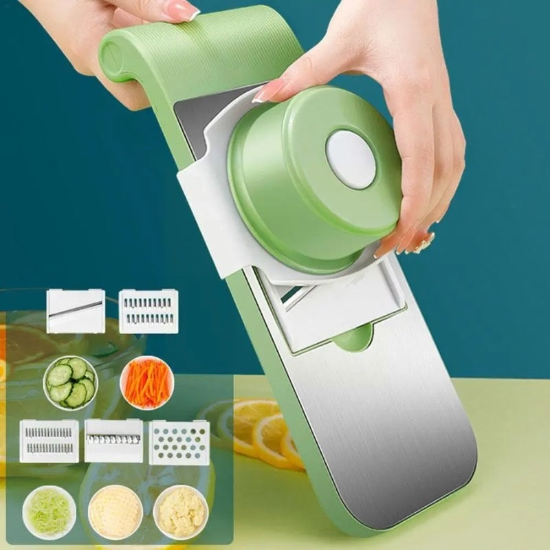 Multifunctional 5-Blade Vegetable Cutter & Grater YMDS