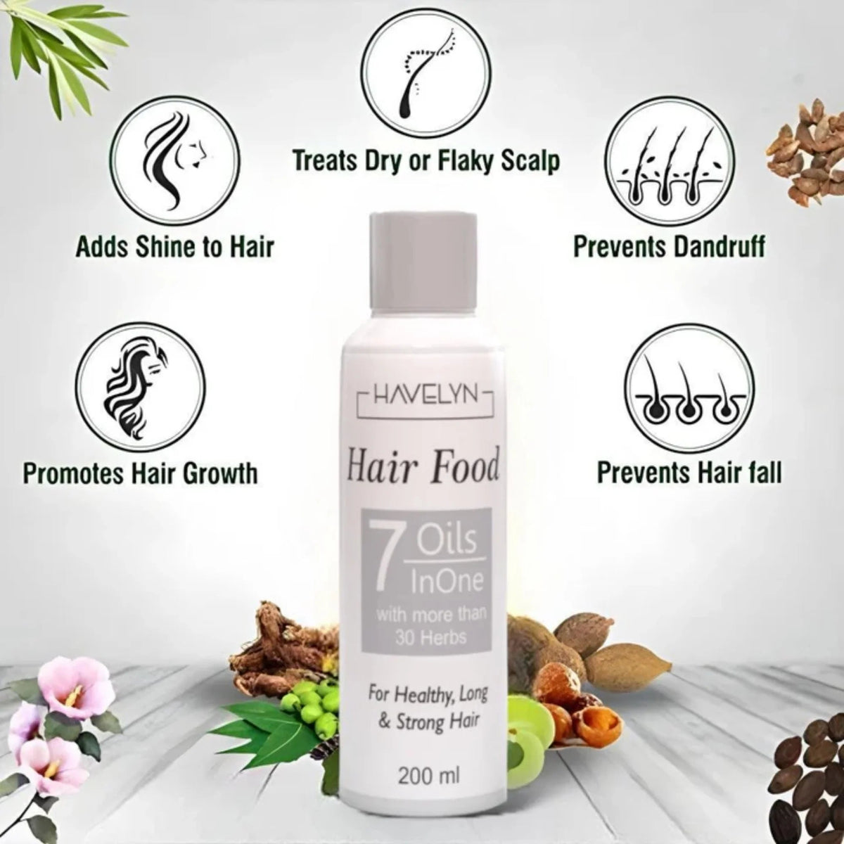 Havelyn Hair Food Oil 200ml YMDS