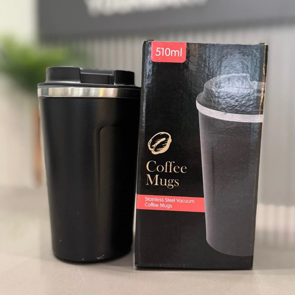 Black 510ML Stainless Steel Vacuum Insulated Thermos YMDS