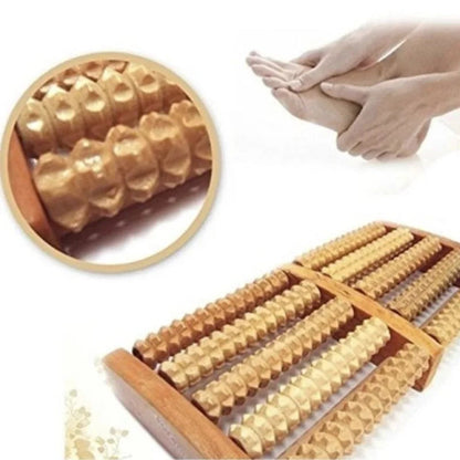Wooden Foot Roller Massager YMDS