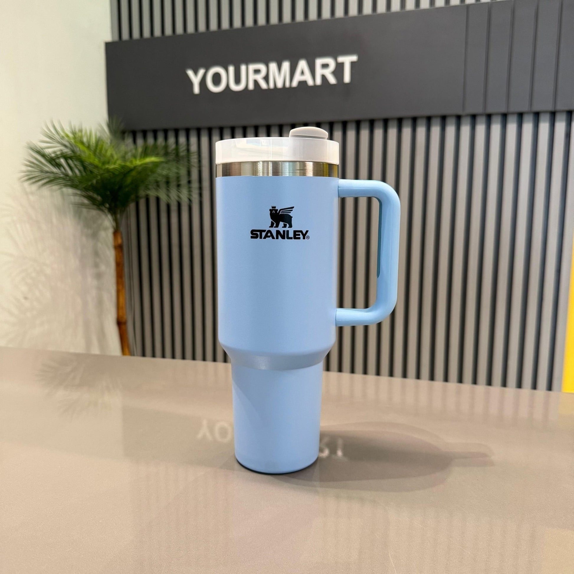 Light Blue Stanley 40 Oz Stainless Steel Tumbler YMDS