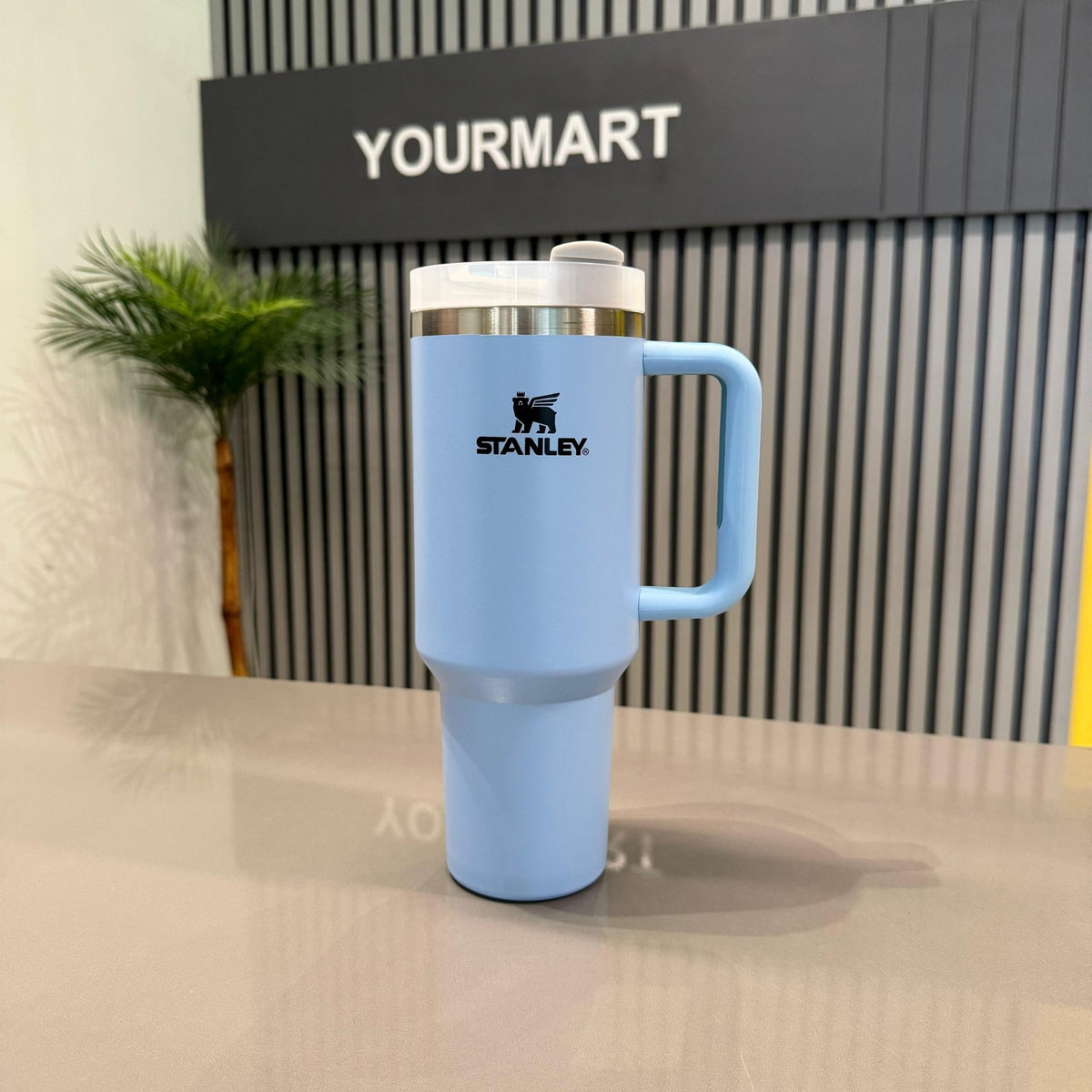 Light Blue Stanley 40 Oz Stainless Steel Tumbler YMDS