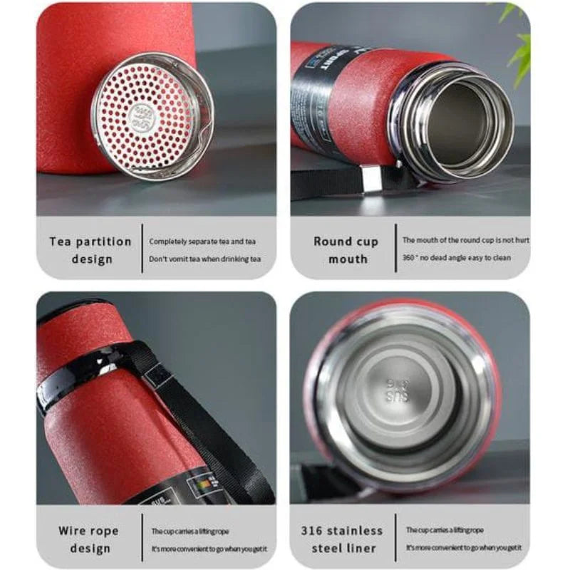 Digital Smart Vacuum 800ml Water Bottle YMDS